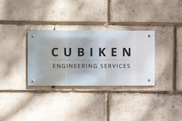 Custom Frosted Wall Signs for CUBIKEN in Orlando