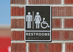 Restroom ADA Signage for Business