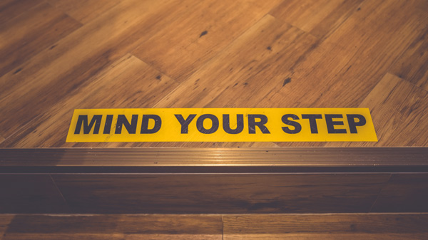 Mind the Step Floor Stickers